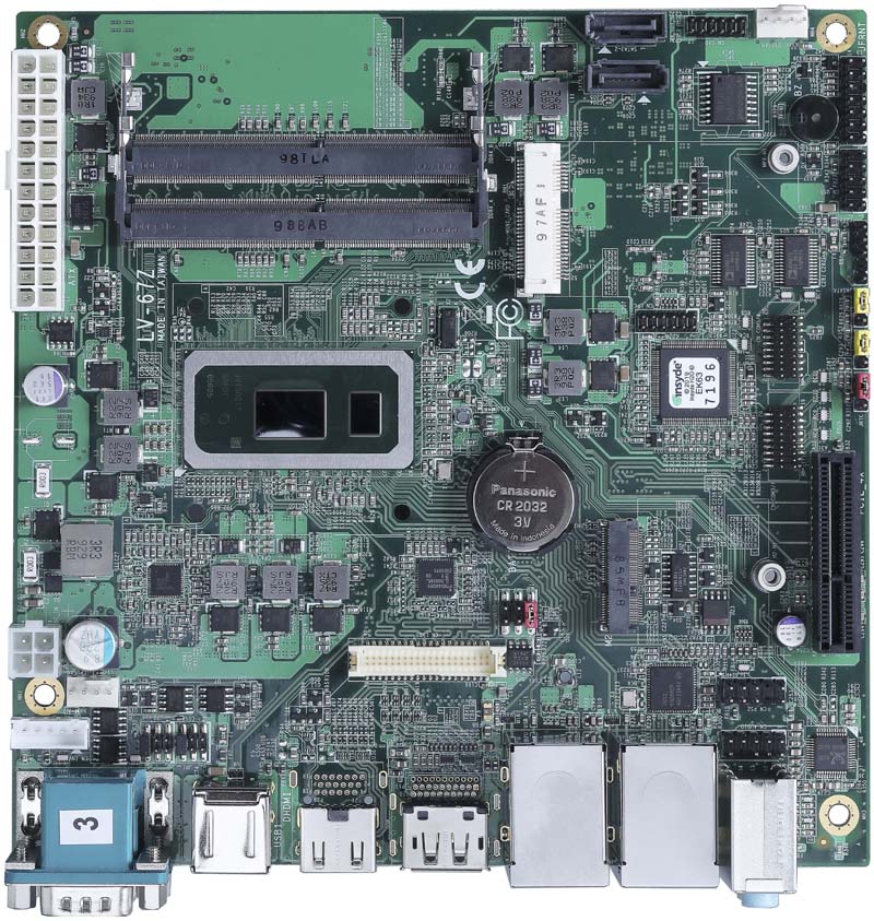 COMMELL LV-67Z Mini-ITX Support Intel® Whiskey Lake U Processor